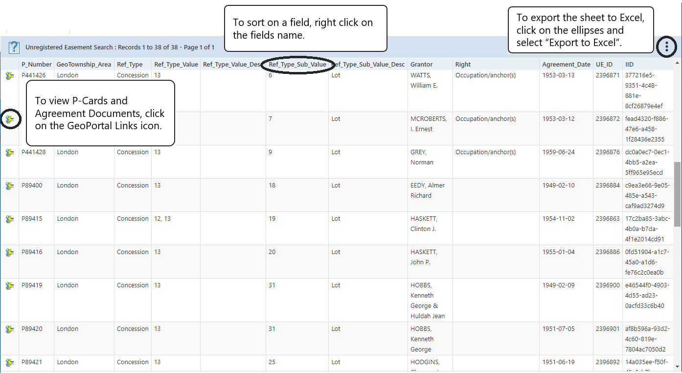 Search Results example
